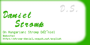 daniel stromp business card